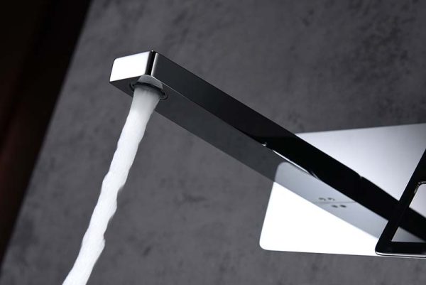 Grifo de lavabo empotrado cromado serie Suecia - Imagen 3