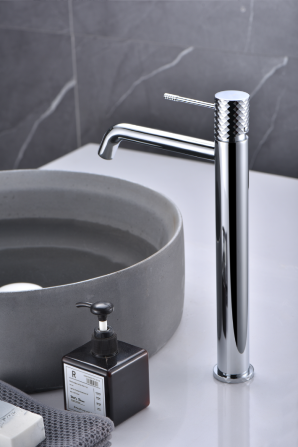 Monomando lavabo alto cromo serie Génova - Imagen 2
