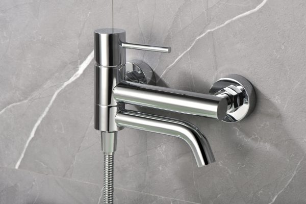 Grifería baño y ducha monomando cromo serie Monza - Imagen 2