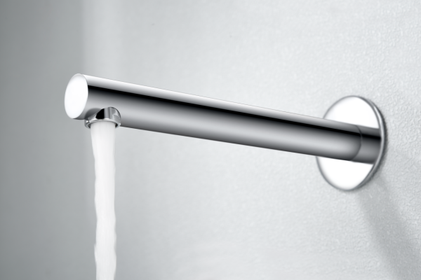 Grifo de lavabo empotrado monomando cromado serie Olimpo - Imagen 3