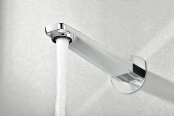 Grifo de lavabo empotrado monomando cromado serie Nápoles - Imagen 3