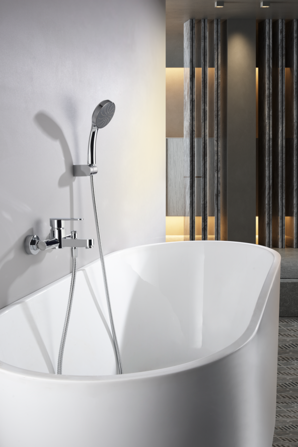 Grifería de baño y ducha monomando cromado serie Roma - Imagen 3
