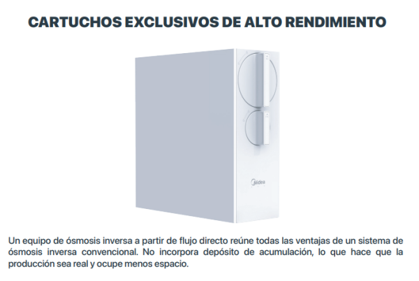 MIDEA - OSMOSIS FLUJO DIRECTO BRO600 - Imagen 4