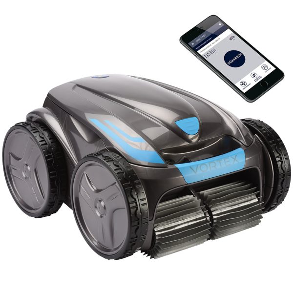 Zodiac OV 5480 iQ – Limpiafondos eléctrico inteligente para piscinas | Control WiFi, 4 ruedas motrices y aspiración ciclónica - Imagen 3